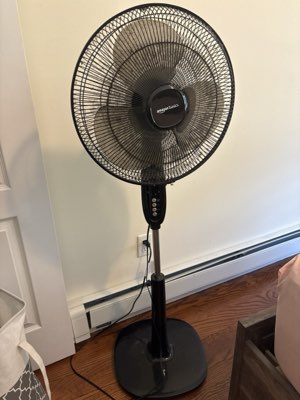 Amazon Basics oscillating pedestal fan