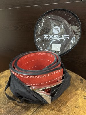 FlexzFitness lever weightlifting belt, medium