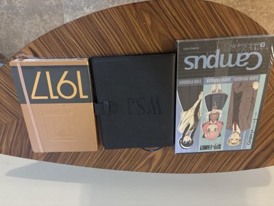 Notebooks, three unused