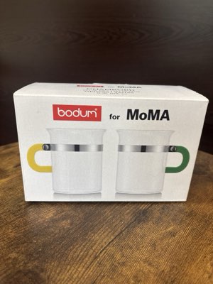 Bodum for MoMA Chambord glasses, a pair