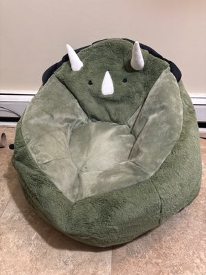 Triceratops beanbag chair